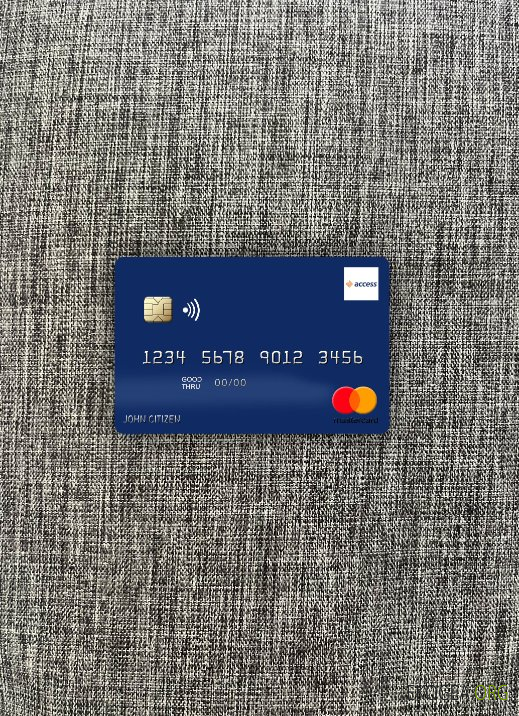 Guinée Access Bank Guinée mastercard photolook recto